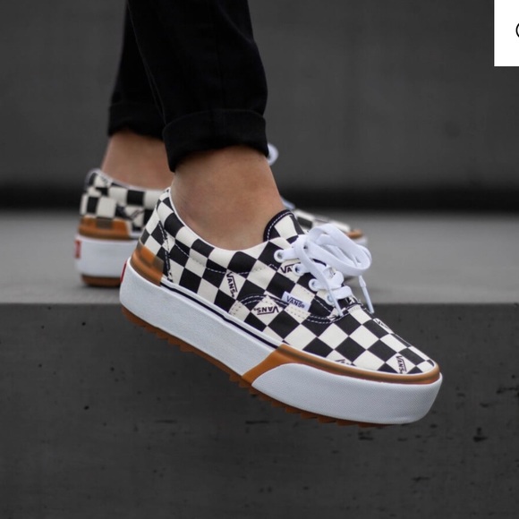 stacked vans shoes